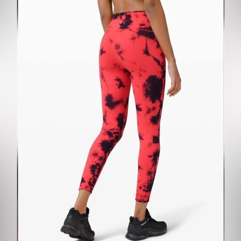 Lululemon Wunder Train High-Rise Tight 25" Tie-Dye Leggings